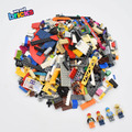 LEGO® - 1kg Steine, Teile & Teile + 4 Minifiguren Konvolut - Top - gereinigt