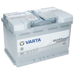 Autobatterie Varta 70 Ah  A7 START STOP AGM 12V 70Ah bis zu 135% Leistung