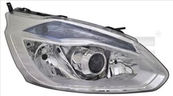 Scheinwerfer Rechts Halogen H1/H15/H7 für Ford Transit Custom V362 12-16 TYC