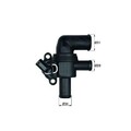 Thermostat Kühlmittel Mahle TI 53 90 Behr für Mercedes Benz für Mercedes Benz