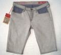 CROSS AMY Denim Capri Damen Bermuda Jeansshorts W 26, 28, 29 grau 59,95 € NEU