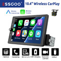 1 DIN 10,4" Wireless Apple Carplay Android Auto Autoradio IPS Bildschirm USB KAM