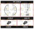 ROADHOUSE Bremsensatz Trommelbremse Super Precision Kit SPK 3199.04 für 2A 203mm