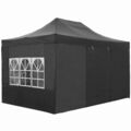 Pavillon 3x3M /3x4,5M /3x6M Faltpavillon Wasserdicht Pop Up Partyzelt Gartenzelt