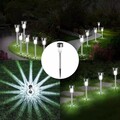 24x LED Solarleuchte Gartenleuchte Gartenlampe Außen Solar LED Solarlampen ip44