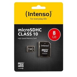 Intenso microSDHC Card 8GB 3413460 microSD-Karten microSDHC
