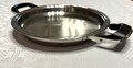 AMC Edelstahl-Bratpfanne GRIDDLE, 24 cm, 2 Griffe, wenig gebraucht, ID 49045