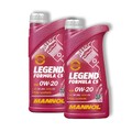 2x 1L Mannol Legend Formula C5 Motoröl 0W-20 ACEA C5 MB 229.71 GM Dexos1 Gen2