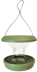 Vogelfuttersilo Geneva S grün Futterspender Futterstation Meisenfutter Meise