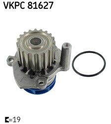 SKF Wasserpumpe Motorkühlung VKPC 81627 für SKODA SEAT SUPERB 2 3T4 3T5 TDI 16V