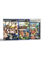 PS2 Spiele | Die Sims Sammlung: Teil 1 + Sims 2 Haustiere & Gestrandet Bundle