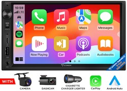 7" QLED Touchscreen 2DIN Android 13 6+64G Autoradio CarPlay GPS Navi WIFI 4G DSP