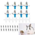 Nippeltränke für Kaninchen und Nager 8er Set Futterautomat