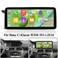 12.3" Für Benz C-Klasse W204 NTG4.5 IPS Android 13 Autoradio CarPlay WIFI GPS FM