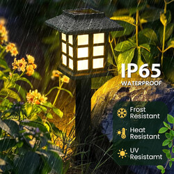 2/4/6/8X Solarleuchte Garten Edelstahl Solarlampen LED Wegbeleuchtung Solarlampe