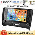 2USB Für Audi TT 8J MK2 Android 14 Autoradio 4+64G CarPlay GPS NAVI SWC RDS WIFI