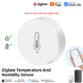 Tuya Zigbee WIFI Mini Temperatur Luftfeuchtigkeits Sensor Smart Life APP Alex