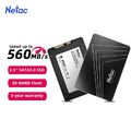 Netac Interne Festplatte SSD 2.5" SATA III 6 GB/s 120GB 256GB 512GB 1TB 560MB/S