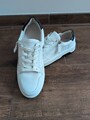 Gabor Sneaker Leder comfort optifit weiß Gr. 40  6 1/2 fast wie neu