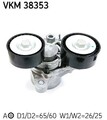 SKF Spannrolle, Keilrippenriemen VKM 38353 für BMW