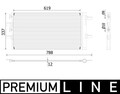 Kondensator Klimaanlage PREMIUM LINE MAHLE AC 894 000P für BMW 2er Active Tourer