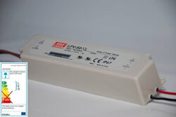 LED Trafo Netzteil 60W 5A 12V wasserfest MEAN WELL (LPV 60 12) IP67