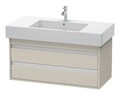 Duravit Ketho Waschtischunterbau wandhängend für 032910 2 Schubkästen 1000 x...