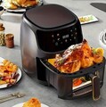 Heißluftfritteuse 1800W Heissluft Air Fryer Fritteusen Heißluft Ofen Friteuse DE