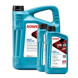 ROWE HIGHTEC MULTI SYNT DPF SAE 5W-30  |  7 Liter  (5 + 2x 1 Liter)MB 229.52/ 229.51/ 229.31, BMW LL-04, VW 504.00/ 507.00
