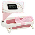 Baby Badewanne Neugeborenes Baby Faltbare mit Thermometer Babywanne klappbar