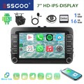 MIK KAM 7" Autoradio Android 13 Carplay BT RDS für VW GOLF 5 6 Passat Touran EOS