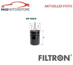 MOTOR ÖLFILTER FILTRON OP592/9 P FÜR FIAT DUCATO 3L 130KW,116KW,115KW