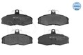 MEYLE 025 208 6117 Bremsbelagsatz, Scheibenbremse für FORD SKODA VW