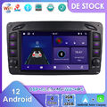 DAB+ Android 12 Autoradio Für Mercedes Benz CLK W209 W203 W463 W208 GPS Sat Navi