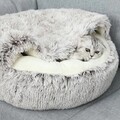 Plüsch Haustier Höhle Bett Hund Katze Haus Schlafbett Kissen Kiste Kennel Mat~~