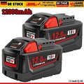 2X 18V 12,0AH Akku für Milwaukee für M18 Akku Lithium-Ion 18v XC 12,0 48-11-1860