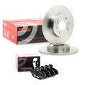 BREMBO Bremsensatz Hinten Vorne Bremsscheiben +Beläge für FIAT PANDA (169) 240mm