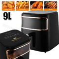 9L Heißluftfritteuse XXL Airfryer Fritteuse Fritteusen Friteuse Heißluft Ofen