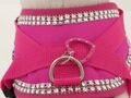 Softgeschirr  Brustgeschirr Hundegeschirr XS-M pink Glitzer Chihuahua Hund Welpe