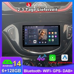 8Core 6+128G CarPlay Android 9" Autoradio Für Opel Corsa E Adam Navi WIFI DSP BT