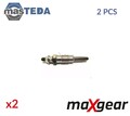 66-0040 GLÜHKERZE GLÜHKERZEN MAXGEAR 2PCS FÜR RENAULT 19 II,CLIO I,RAPID,19 I
