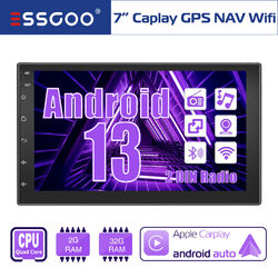 7" Carplay Autoradio Android 13 2+32G GPS SAT NAV RDS WiFi USB ASP Doppel 2 DIN
