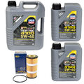 Motoröl Set Top Tec 5W-40 LIQUI MOLY 7 Liter + Ölfilter für Mercedes 205 Renault