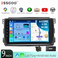 9" Carplay 4+64G DAB+ KAM Für Smart Fortwo 451 2005-2010 Autoradio Android 14 EQ