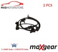 ABS SENSOR DREHZAHLFÜHLER PAAR VORNE MAXGEAR 20-0287 2PCS A NEU OE QUALITÄT
