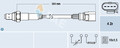 FAE 77463 Lambdasonde für AUDI,SEAT,SKODA,VW