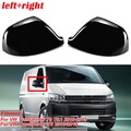 2x Außenspiegelkappen Schwarz Glänzend Für VW T5 T5.1 Transporter V 2010-2015 DE