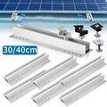 30/40cm Solarpanel Alu Halterung PV Montage Befestigung Solar Schiene Flachdach