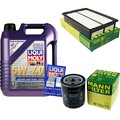 INSPEKTIONSKIT FILTER LIQUI MOLY ÖL 5L 5W-40 für Mazda 5 CR19 2.0 1.8 CW 3 BL