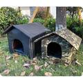 Outdoor Katzenhaus, wetterfest für den Winter, Katzenhaus für Katzen im Innen